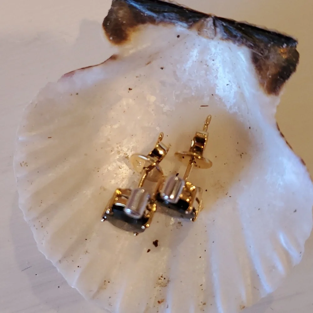 Sapphire and Diamond Earrings 💎✨️HOST PICK💎✨️ - Picture 2 of 6